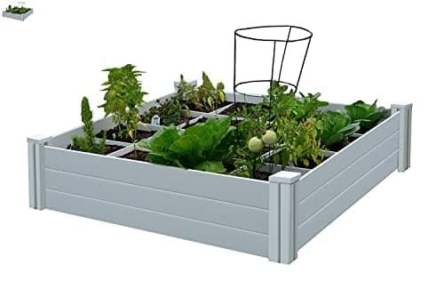 Vita Classic 4 x 4 ft Vinyl Raised Garden Bed