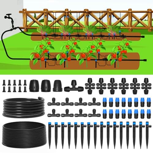 MIXC 230 ft Quick-Connect Drip Irrigation Kit