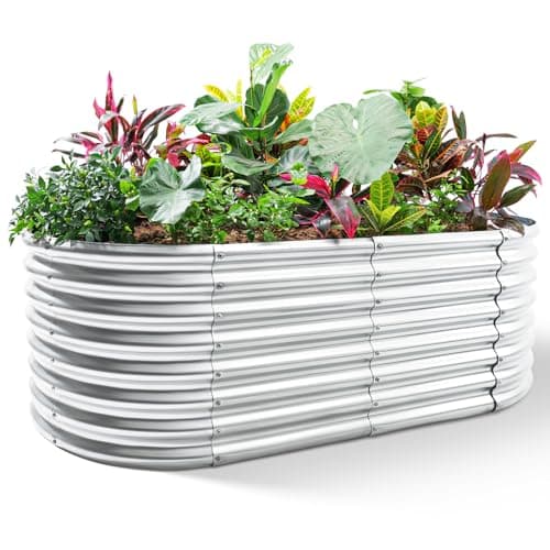 Land Guard Galvanized Raised Garden Bed
